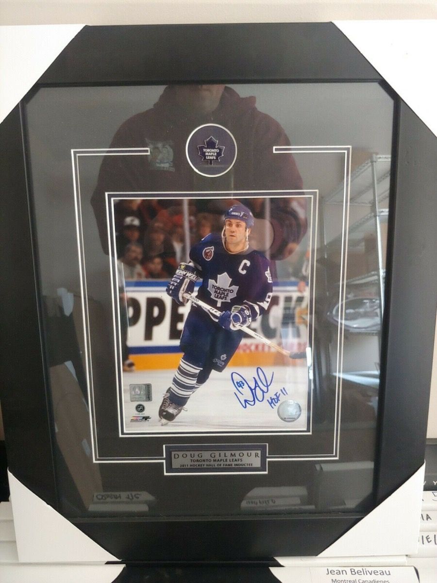 Doug Gilmour #93 Toronto Maple Leafs blue jersey NHL lab printed Photo 8x10