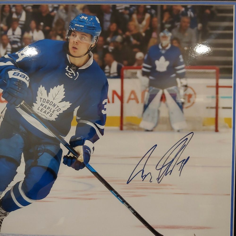 Auston Matthews Toronto Maple Leafs Autographed Bauer Nexus