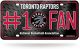 Toronto Raptors Licence Plate
