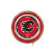 Calgary Flames - 15” Neon Logo Clock