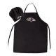 Baltimore Ravens Chefs Hat and Apron