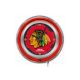 Chicago Blackhawks - 15” Neon Logo Clock