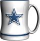 Dallas Cowboys Sculpted Logo white Relief Coffee Mug