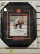 Denis Dejordy Chicago Blackhawks Signed Framed 8 x 10 With Pin and Nameplate