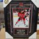 Taylor Hall Signed 8 x10 Etched Mat New Jersey Devils w Arena