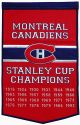Montreal Canadiens NHL Wool Dynasty Banner