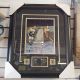 Bobby Orr & Gerry Cheevers Boston Bruins Signed Framed 8 x 10