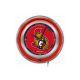 Ottawa Senators - 15” Neon Logo Clock