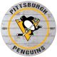 Pittsburgh Penguins 20 x 20 Classic Weathered Circle
