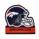 Denver Broncos Embossed Metal Helmet sign