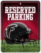 Atlanta Falcons Metal Reserved Parking Sign