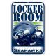 Seattle Seahawks Locker Room Sign
