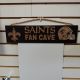New Orleans Saints Wooden Fan Cave Sign 16