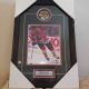 Steve Smith Chicago Blackhawks Signed puck with Framed 8 x 10 Photo